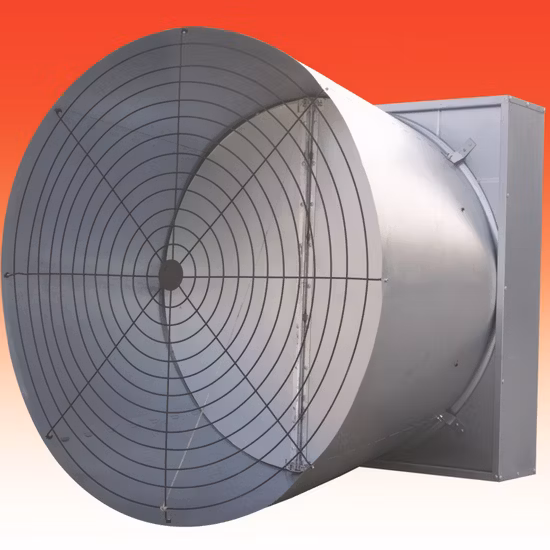 Abluftventilator für Geflügelfarmen, Wandmontage, industrieller Abluftventilator