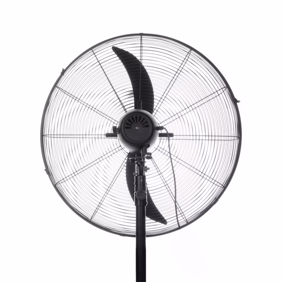 Deluxe-Industrie-Standventilator mit oszillierendem Standfuß aus Metall für hohe Beanspruchung